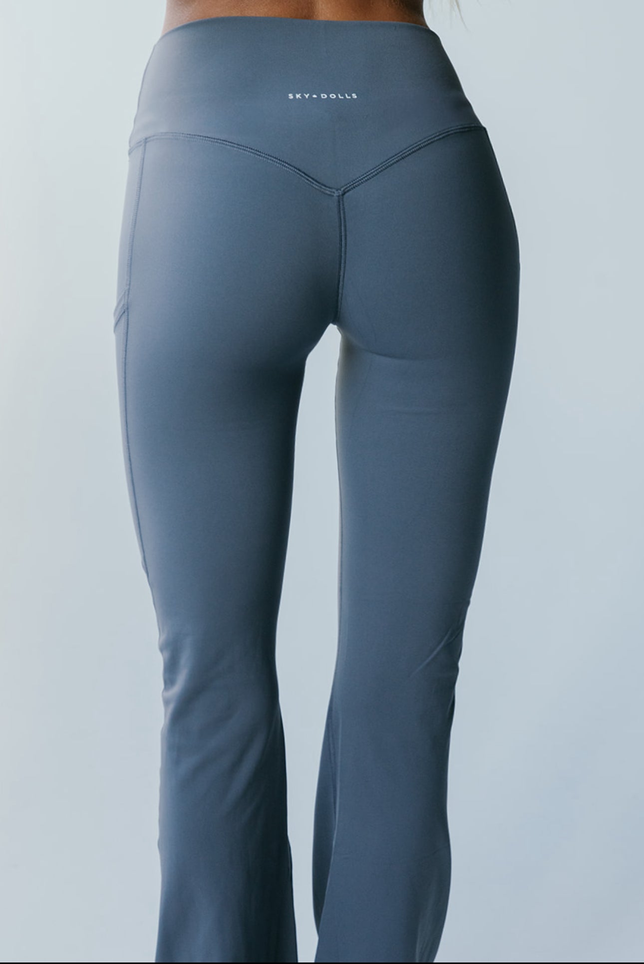 Storm Grey Flare Pants