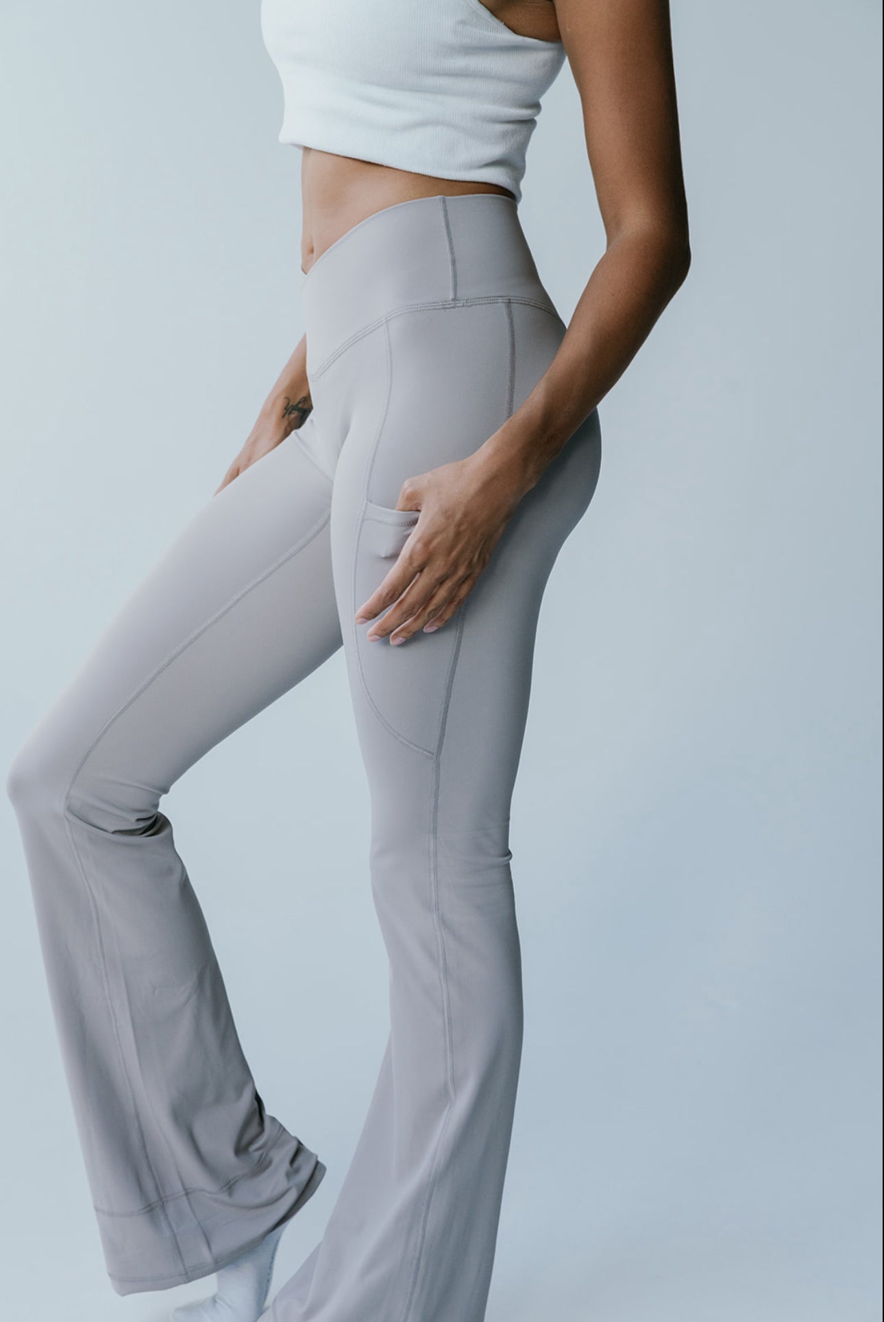 Moon Grey Flares Pants