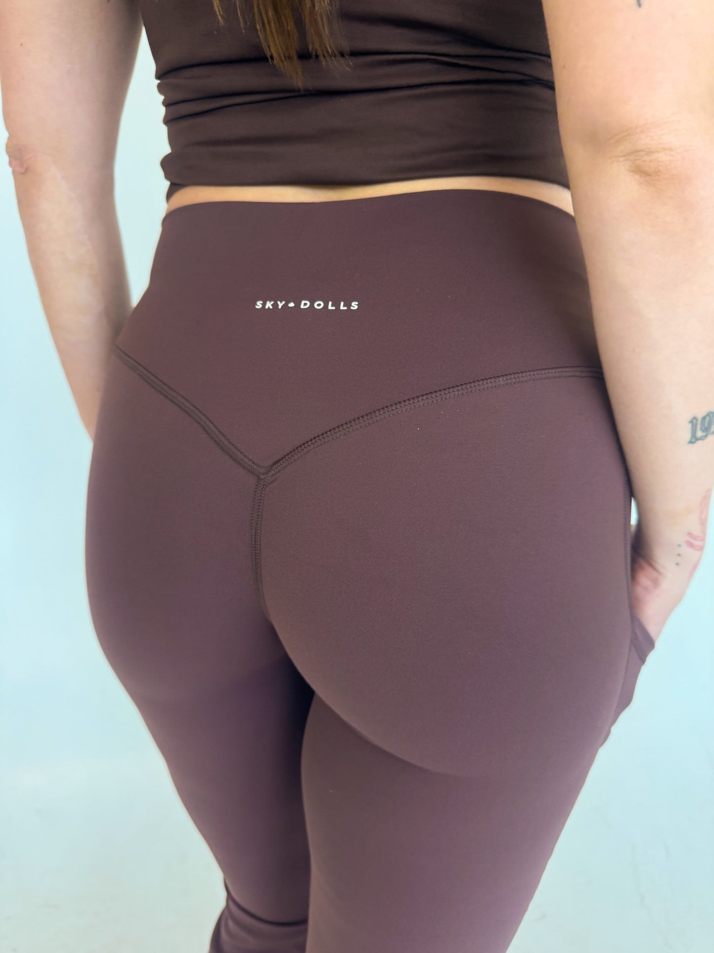 Brown Flare Pants