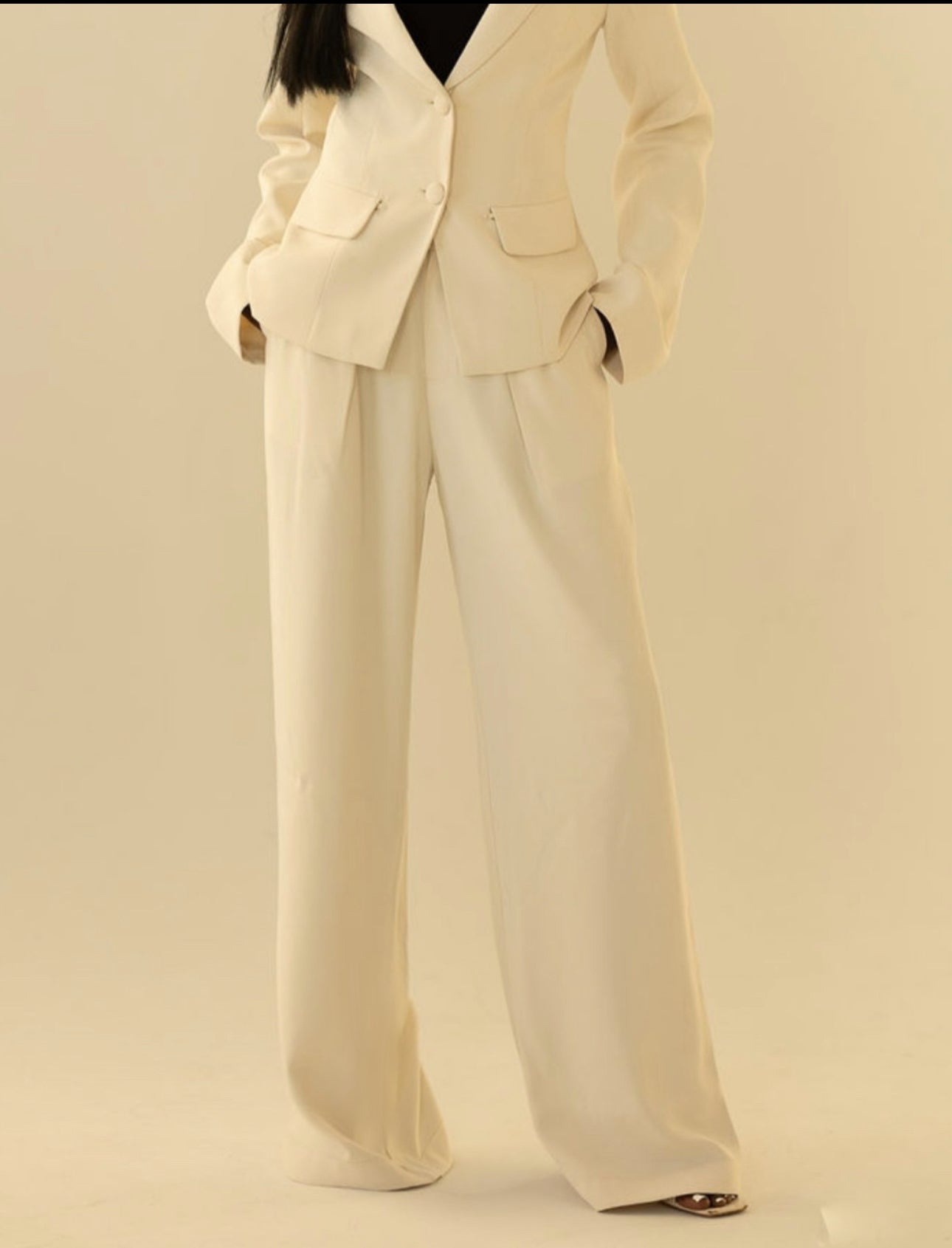 cream dress pants women's Women's Work Wear Pants – Sky-dolls.com