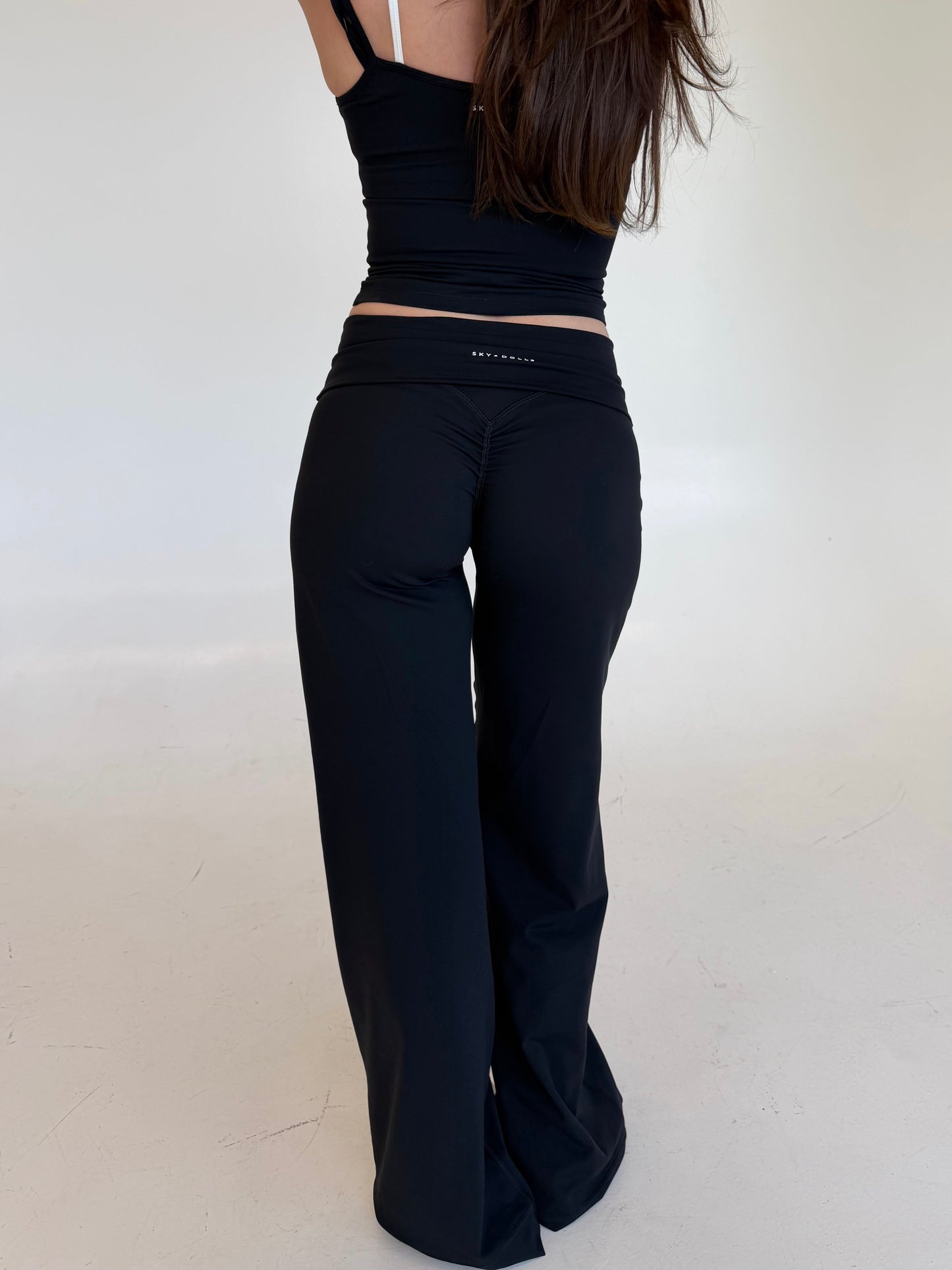 Black Straight Leg Pants