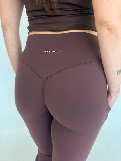 Brown Flare Pants