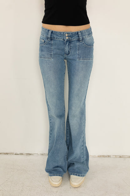 Light Blue Flare Jeans