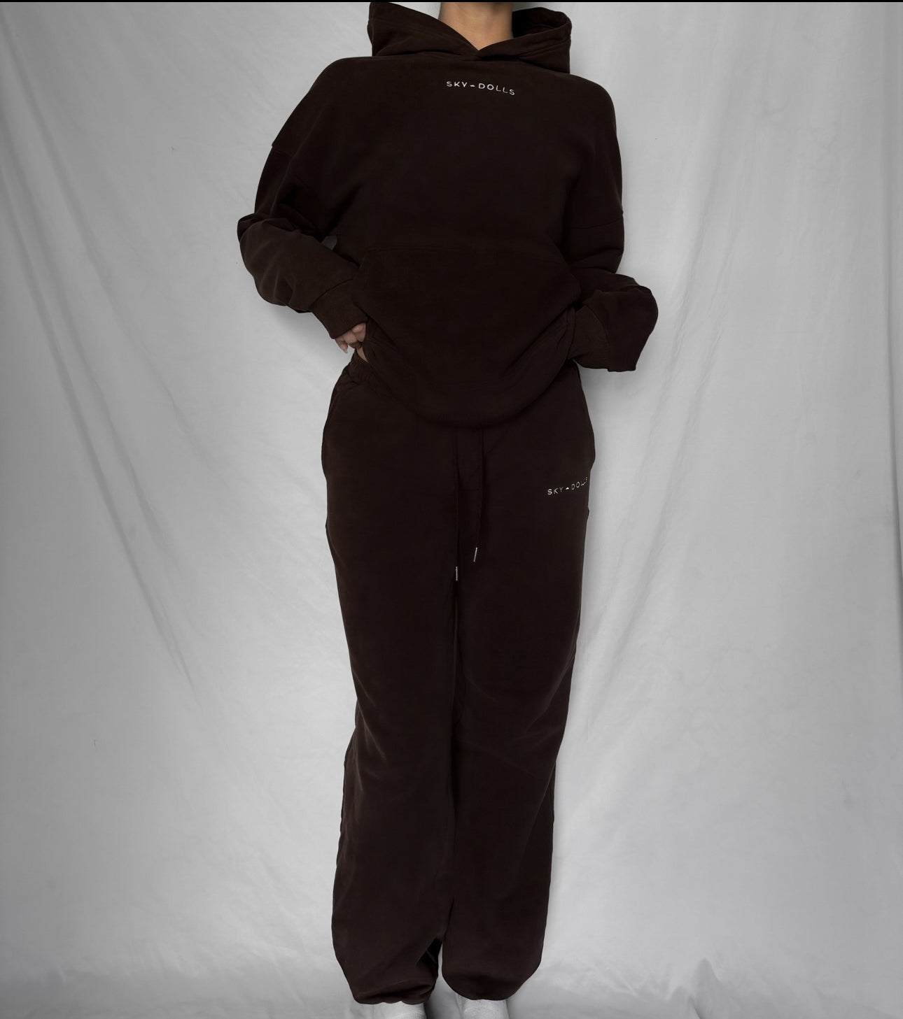 Mocha Brown Tall Clothing Matching Set for women