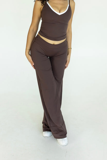 Mocha Straight Leg Pants