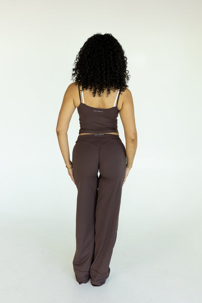 Mocha Straight Leg Pants