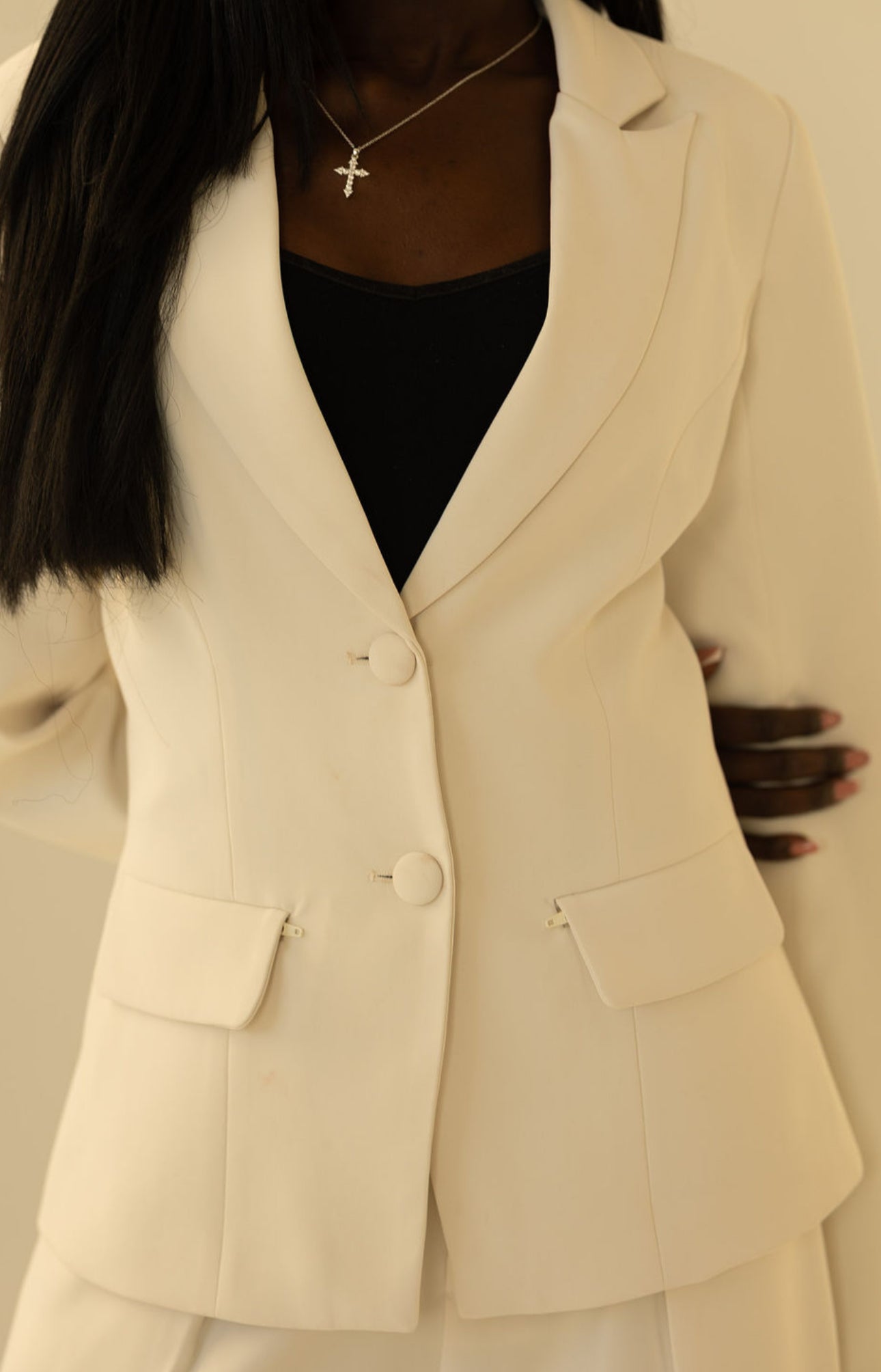 Cream Blazer