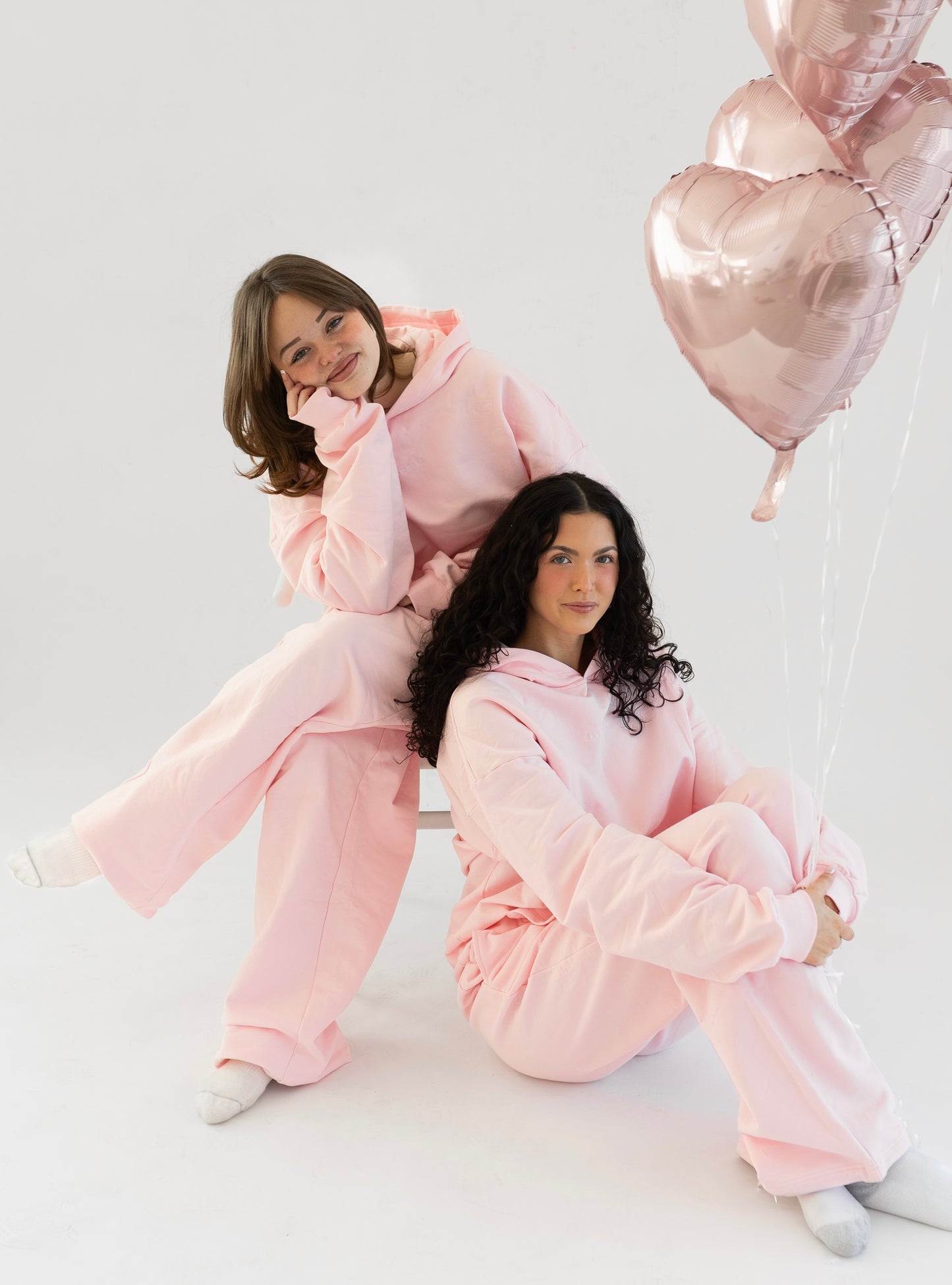 Baby Pink Sweat Set