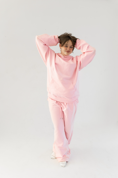 Baby Pink Sweat Set